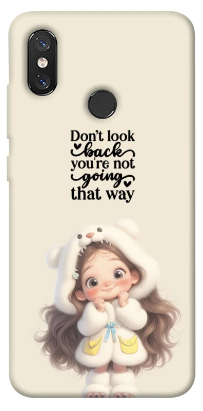 Чохол на Xiaomi Mi 8 Don't look back фото 1 з 1