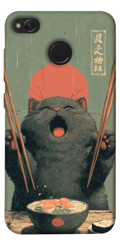 Чохол на Xiaomi Redmi 4X Hungry Cat фото 1 з 1