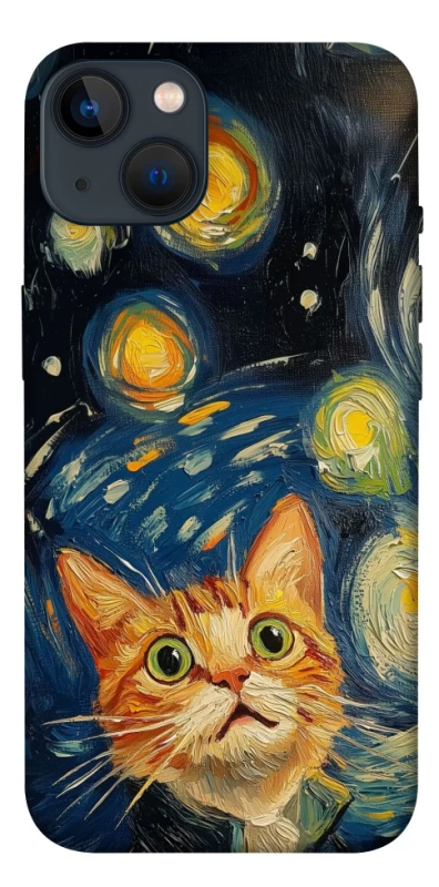 Чохол на Apple iPhone 13 (6.1") paint cat фото 1 з 1