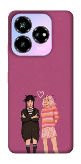 Чехол на ZTE Nubia V60 Raven & Rainbow Wednesday фото 1 из 1