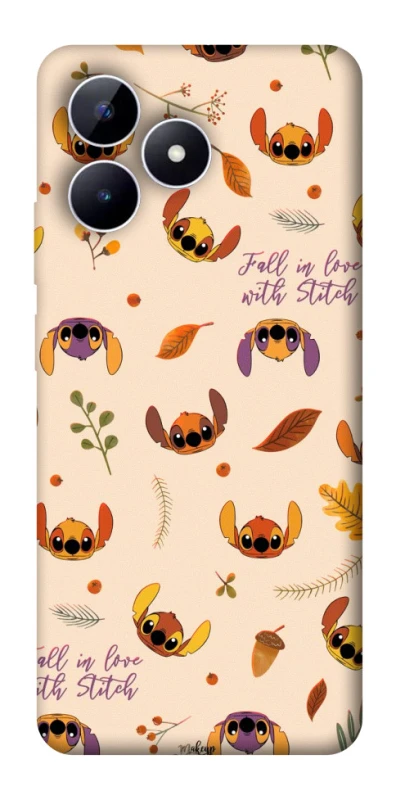 Чехол на Realme Note 50 5G Fall in love with Stitch фото 1 из 1