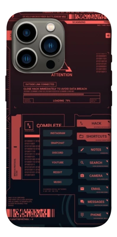 Чехол на Apple iPhone 13 Pro (6.1") Attention фото 1 из 1