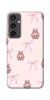 Чехол на Samsung Galaxy S24 FE Pink bows and Labubus фото 1 из 1