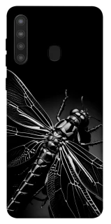 Чехол на Samsung Galaxy A21 Black dragonfly фото 1 из 1