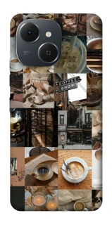 Чохол на TECNO Spark 40C Coffee collage ver.3 фото 1 з 1