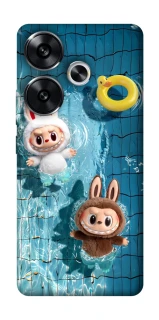 Чохол на Xiaomi Poco F6 Labubu in the pool фото 1 з 1