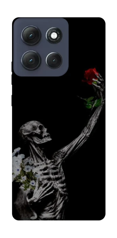 Чехол на Motorola Moto G86 Power Skeleton vs Rose фото 1 из 1