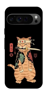 Чохол на Google Pixel 9 Pro Кіт-самурай фото 1 з 1