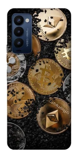 Чехол на TECNO Camon 18 Pro Many coins v2 фото 1 из 1