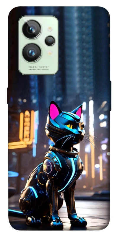 Чехол на Realme GT2 Cyber cat фото 1 из 1
