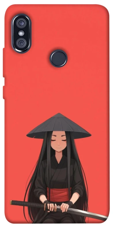 Чехол на Xiaomi Redmi Note 5 Pro / Note 5 (AI Dual Camera) Red samurai фото 1 из 1