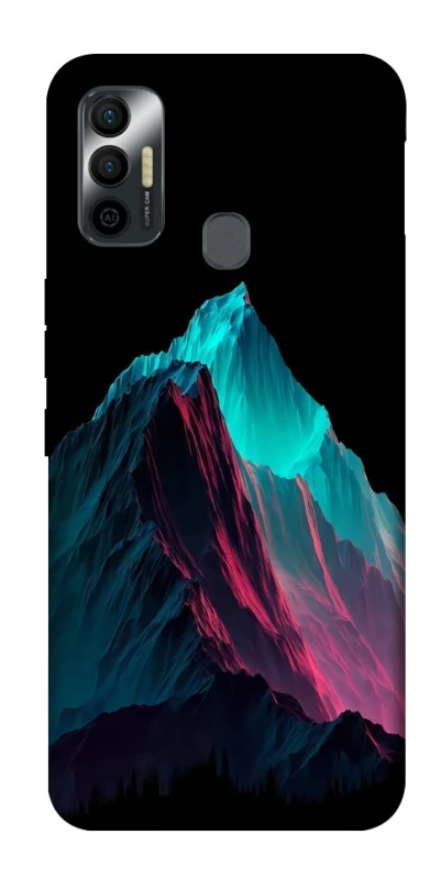 Чехол на TECNO Spark 7 Neon mountains фото 1 из 1