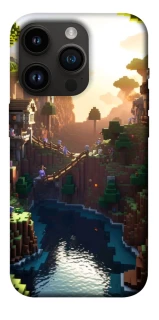 Чехол на Apple iPhone 14 Pro (6.1") Minecraft sunset фото 1 из 1