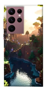 Чехол на Samsung Galaxy S22 Ultra Minecraft sunset фото 1 из 1
