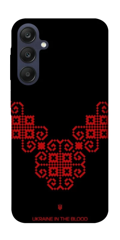 Чохол на Samsung Galaxy A25 5G Чорно-червона вишиванка фото 1 з 1