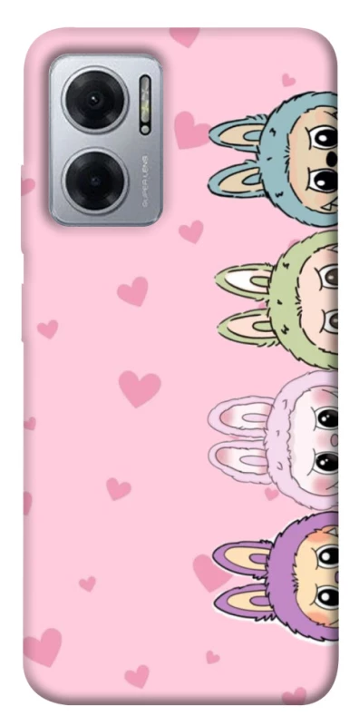 Чехол на Xiaomi Redmi Note 11E All Labubu 4 фото 1 из 1