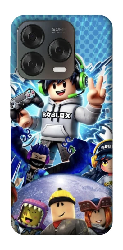 Чехол на ZTE Blade V70 Design Roblox collage ver.3 фото 2 из 2