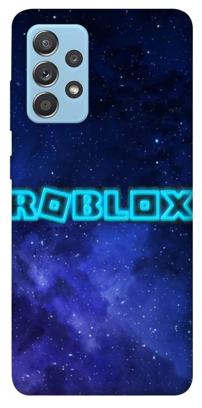Чохол на Samsung Galaxy A52 4G / A52 5G Roblox Space Logo Blue фото 1 з 1