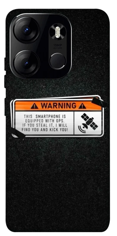Чохол на Tecno Spark Go 2023 Warning фото 1 з 1