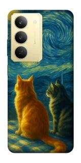 Чехол на Realme 14x Cats under the stars фото 1 Чехол на Realme 14x Cats under the stars фото 1 из 1