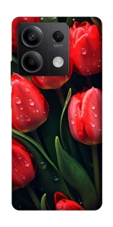 Чохол на Xiaomi Redmi Note 13 5G Червоні тюльпани фото 1 Чохол на Xiaomi Redmi Note 13 5G Червоні тюльпани фото 1 з 1