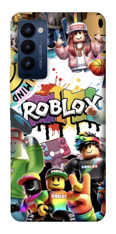 Чохол на TECNO Camon 18 Pro Roblox Characters Collage фото 1 з 1