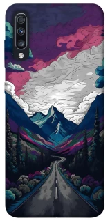 Чехол на Samsung Galaxy A70 (A705F) Нарисованные горы фото 1 из 1