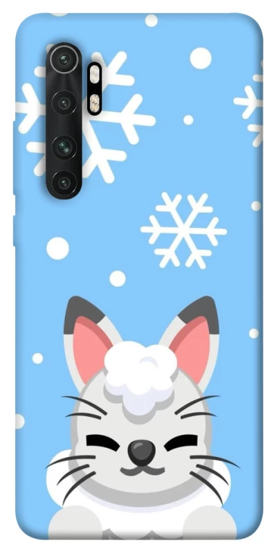 Чехол на Xiaomi Mi Note 10 Lite Adopt Me Snow Kitty Smile фото 1 из 1