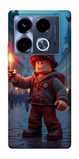 Чохол на Infinix Note 40 4G Roblox Fire Logo Blue Flames фото 1 з 1