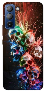 Чехол на TECNO Pop 5 LTE Skulls фото 1 из 1