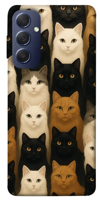 Чохол на Samsung Galaxy M54 5G Colorful Cat Collage фото 1 з 1
