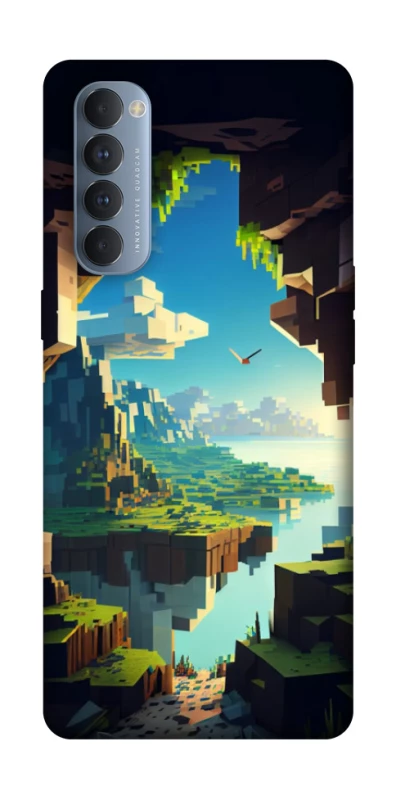 Чохол на Oppo Reno 4 Pro Minecraft sunrise фото 1 з 1