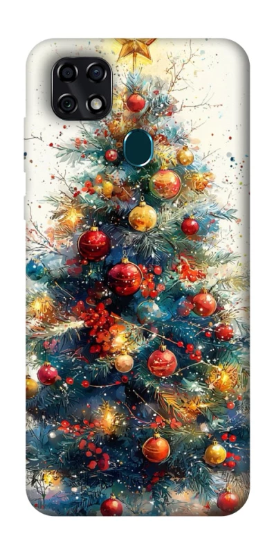 Чехол на ZTE Blade 20 Smart Новогодний v36 фото 1 из 1