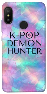 Чехол на Xiaomi Mi A2 Lite / Xiaomi Redmi 6 Pro K-Pop Demon Hunters Logo фото 1 из 1