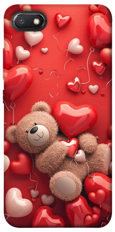 Чохол на Xiaomi Redmi 6A bear in hearts фото 1 з 1