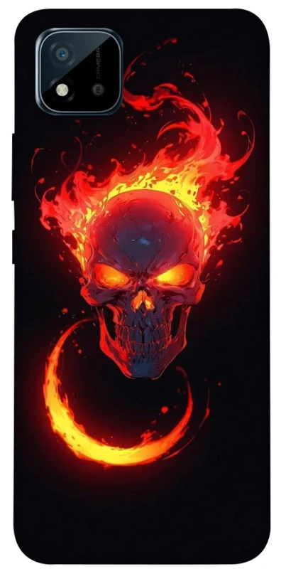 Чехол на Realme C20 Blood Skull фото 1 из 1