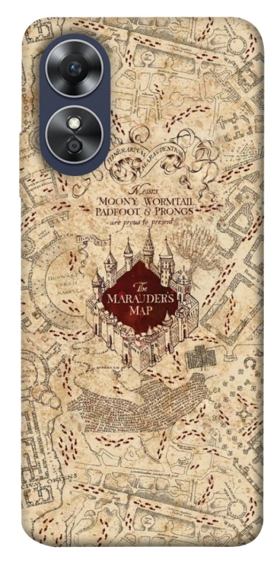 Чохол на Oppo A17 Harry Potter Marauder's Map фото 1 з 1