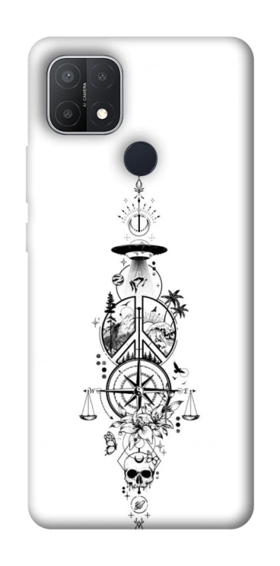 Чехол на Oppo A15s / A15 Tattoo ver.7 фото 1 из 1