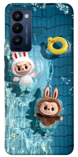Чохол на TECNO Camon 18 Labubu in the pool фото 1 з 1