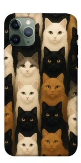 Чехол на Apple iPhone 11 Pro (5.8") Colorful Cat Collage фото 1 Чехол на Apple iPhone 11 Pro (5.8") Colorful Cat Collage фото 1 из 1