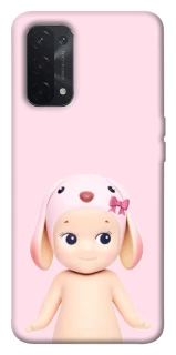 Чехол на Oppo A54 5G / A74 5G Pink Ribbon Hop фото 1 из 1