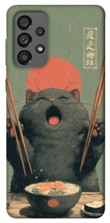 Чехол на Samsung Galaxy A73 5G Hungry Cat фото 1 из 1