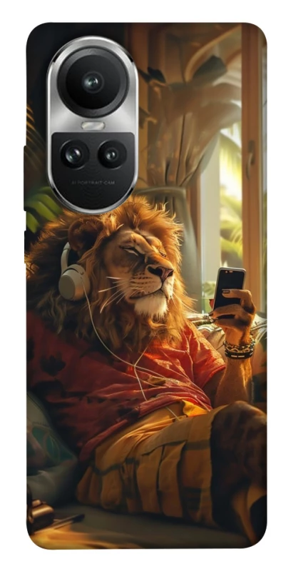 Чехол на Oppo Reno 10 Лев v2 фото 1 из 1