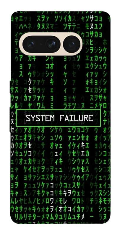 Чехол на Google Pixel 7 Pro Matrix system failure фото 1 из 1