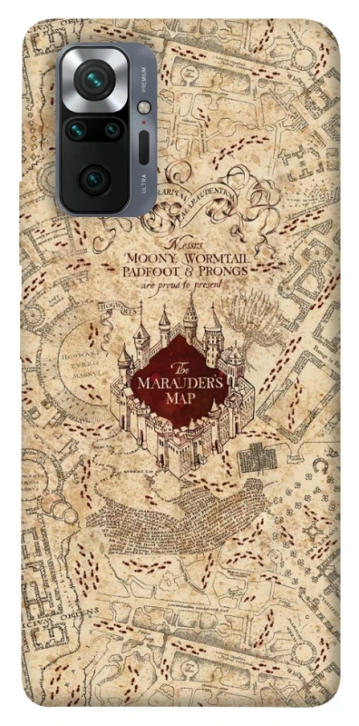 Чохол на Xiaomi Redmi Note 10 Pro Harry Potter Marauder's Map фото 1 з 1