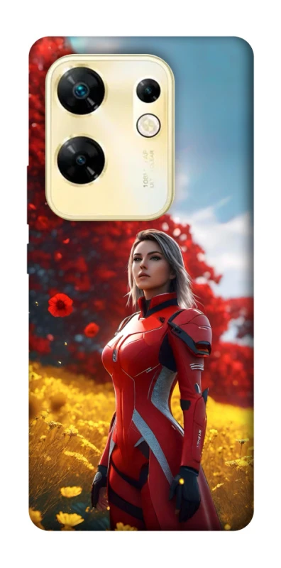 Чохол на Infinix Zero 30 4G Cyber space girl ver.5 фото 1 з 1