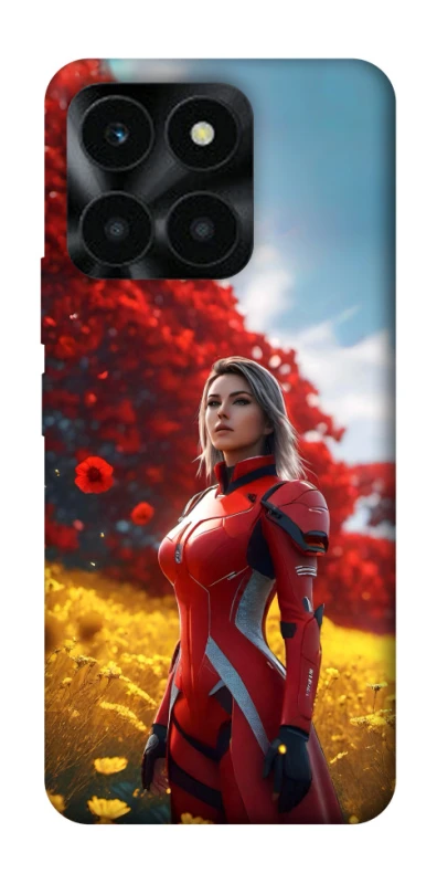 Чохол на Huawei Honor X6a Cyber space girl ver.5 фото 1 з 1