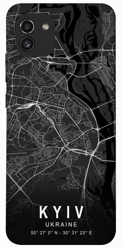 Чехол на Samsung Galaxy A03 Kyiv map фото 1 из 1