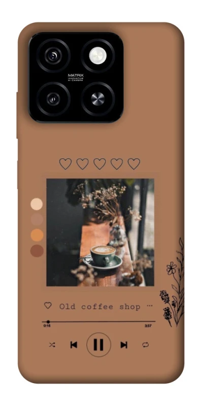 Чехол на ZTE Blade A55 4G Coffee player фото 1 из 1