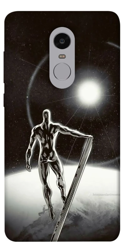 Чехол на Xiaomi Redmi Note 4X / Note 4 (Snapdragon) Серебряный сёрфер фото 1 из 1